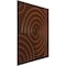 Ekena Millwork 19 5/8in. W x 19 5/8in. H Spiral EnduraWall Decorative 3D Wall Panel Covers 2.67 Sq. Ft. WP20X20SPDRU - alternate 5